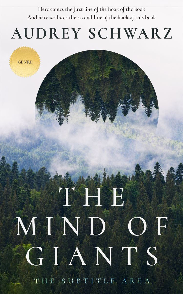 2D view of Premade Nature Book Cover - Outer Space