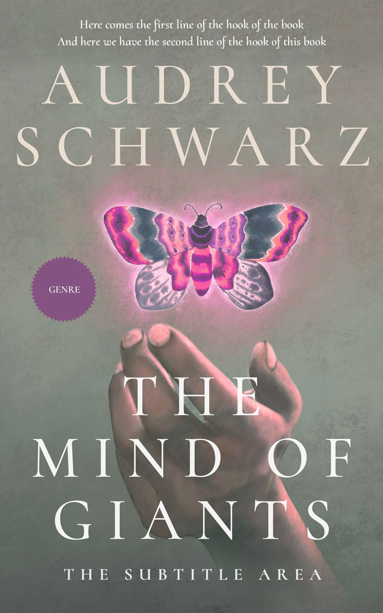 2D view of Premade Surreal Book Cover - Friar Gray