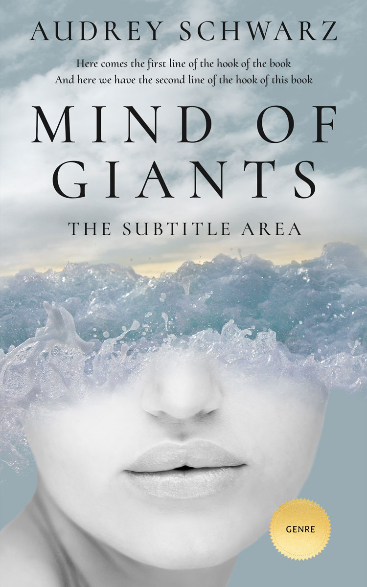 2D view of Premade Health & Mind & Body Book Cover - Silver Sand