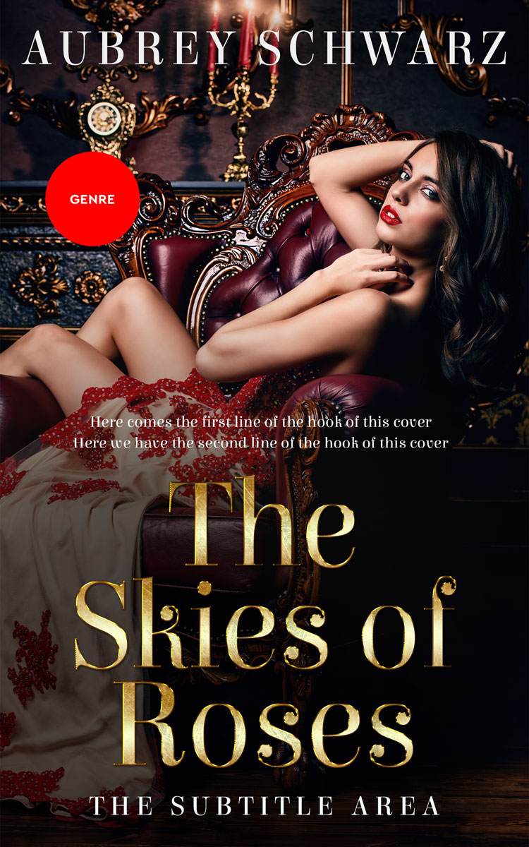 2D view of Premade Royal Romance Book Cover - My Pink