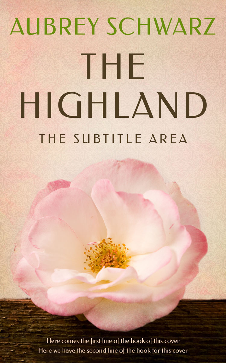 2D view of Premade Nature Book Cover - Just Right