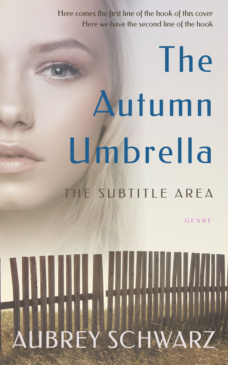 2D view of Premade Literary Fiction Book Cover - Swirl