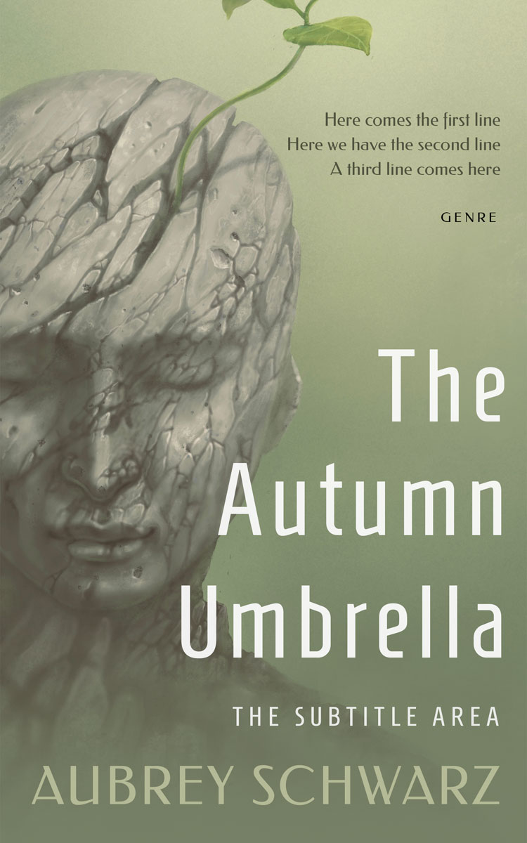 2D view of Premade Self-Improvement & Self-Help Book Cover - Bitter