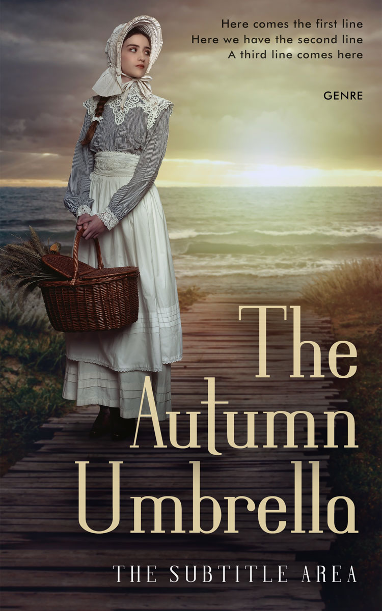 2D view of Premade Romance Book Cover - Dune