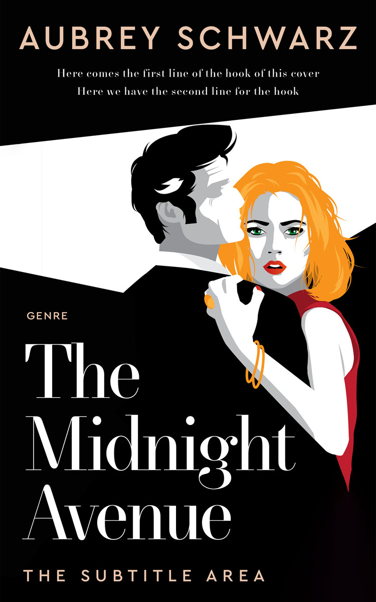 2D view of Premade Romance Book Cover - Whiskey