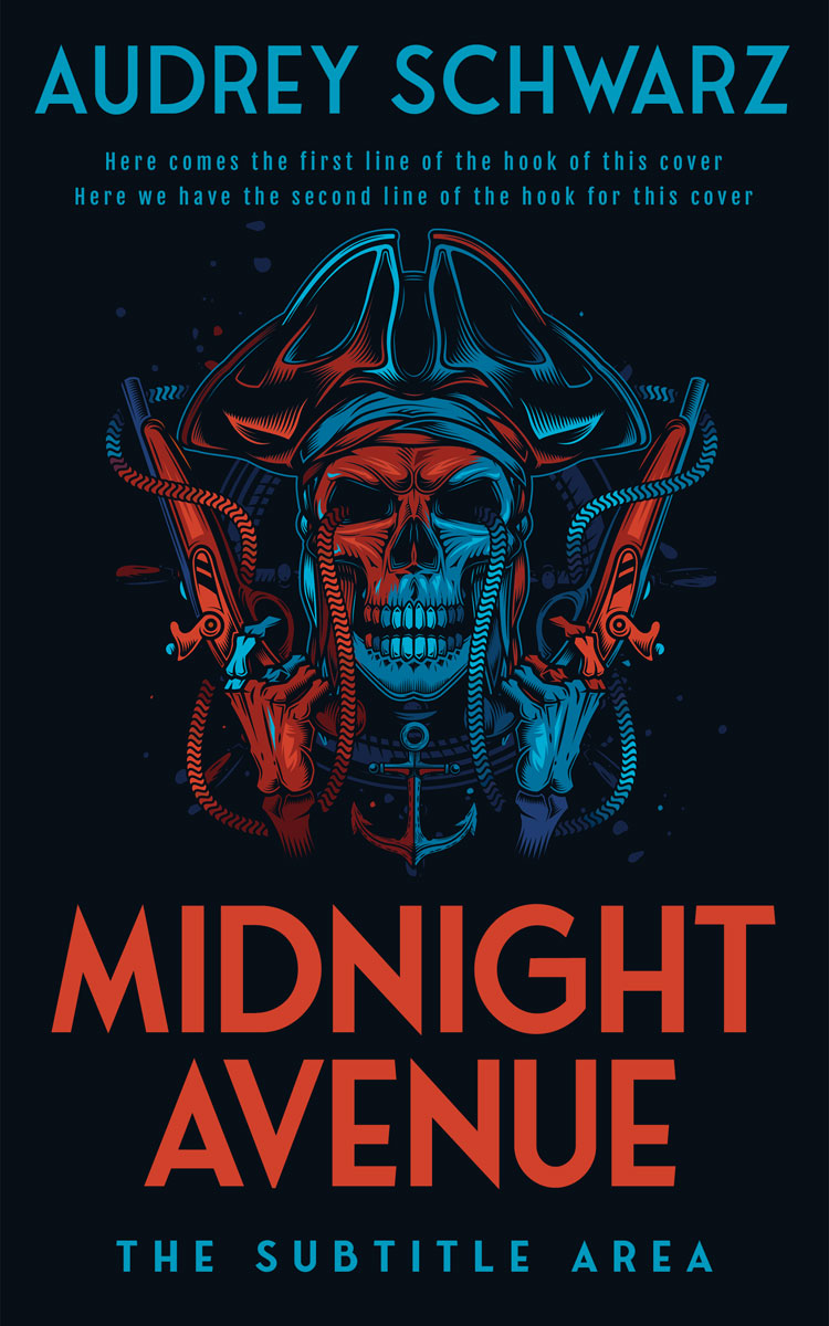 2D view of Premade Mystery & Thriller & Suspense Book Cover - Ebony