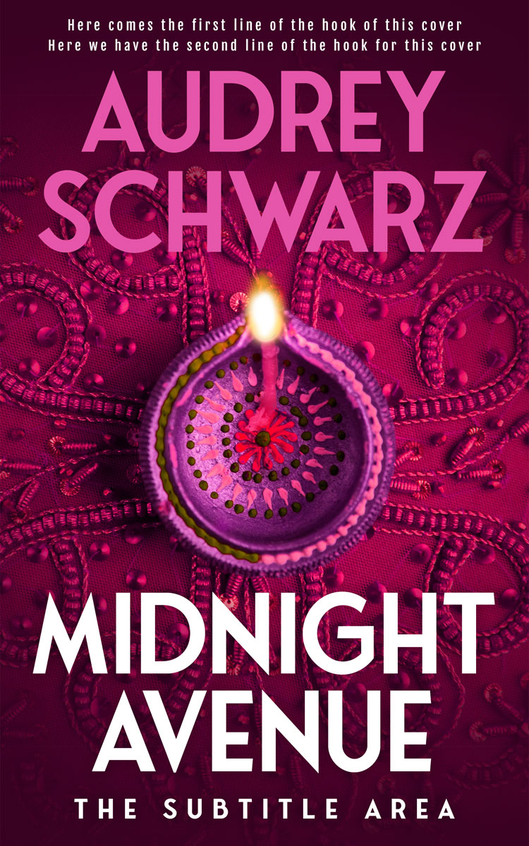 2D view of Premade Religion & Spirituality Book Cover - Mulberry Wood