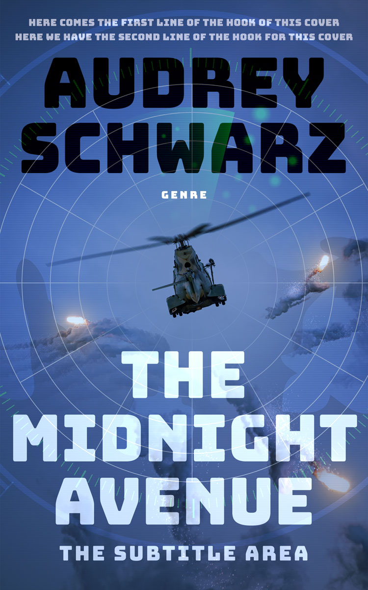 2D view of Premade Science Fiction Book Cover - Kashmir Blue