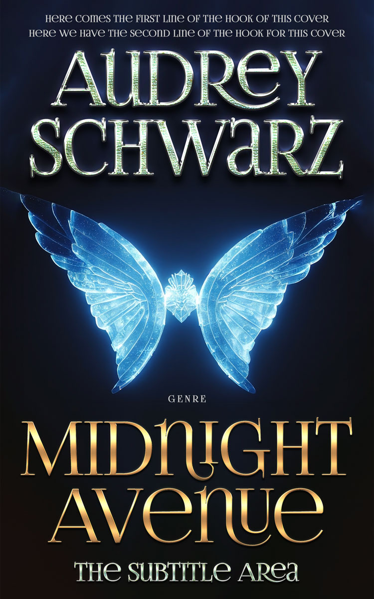 2D view of Premade Fantasy Book Cover - Vulcan