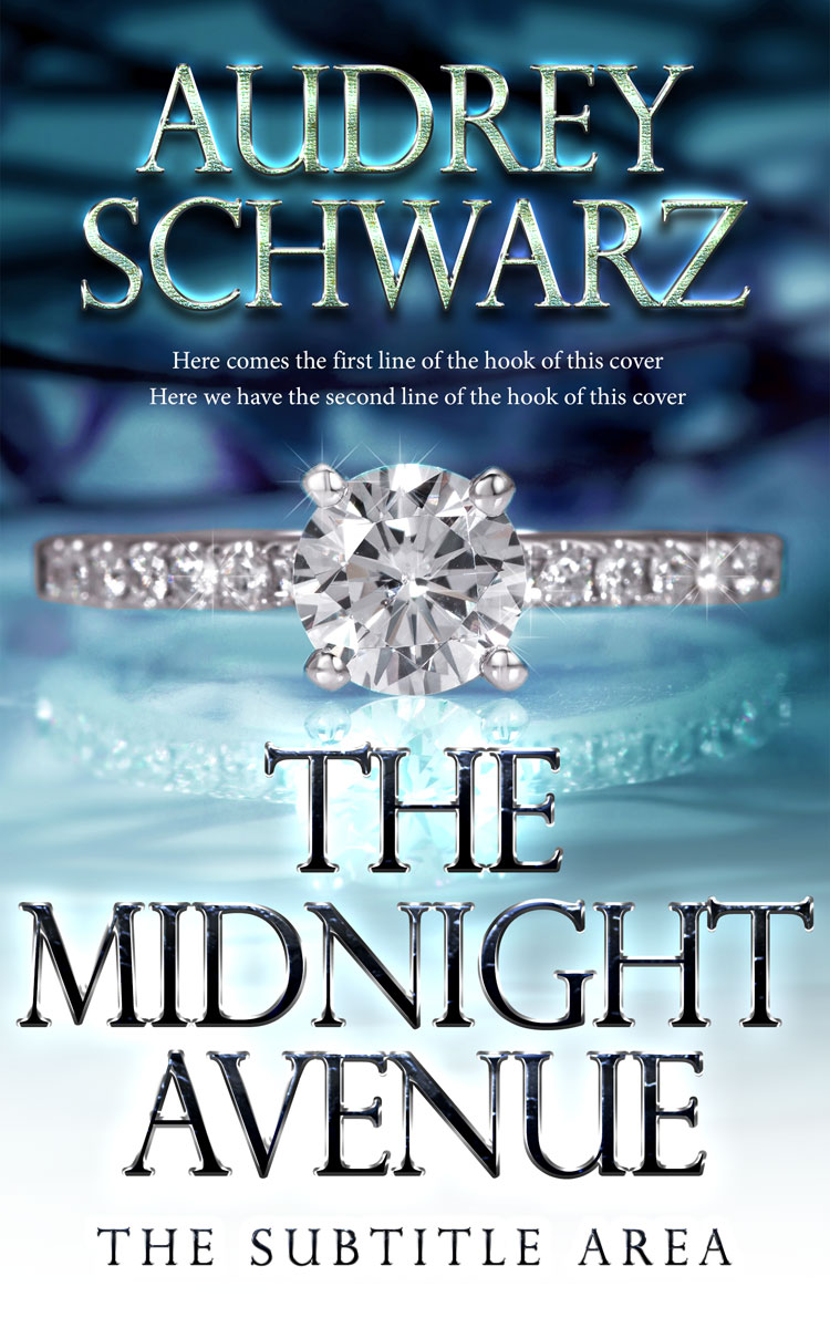 2D view of Premade Romance Book Cover - San Juan