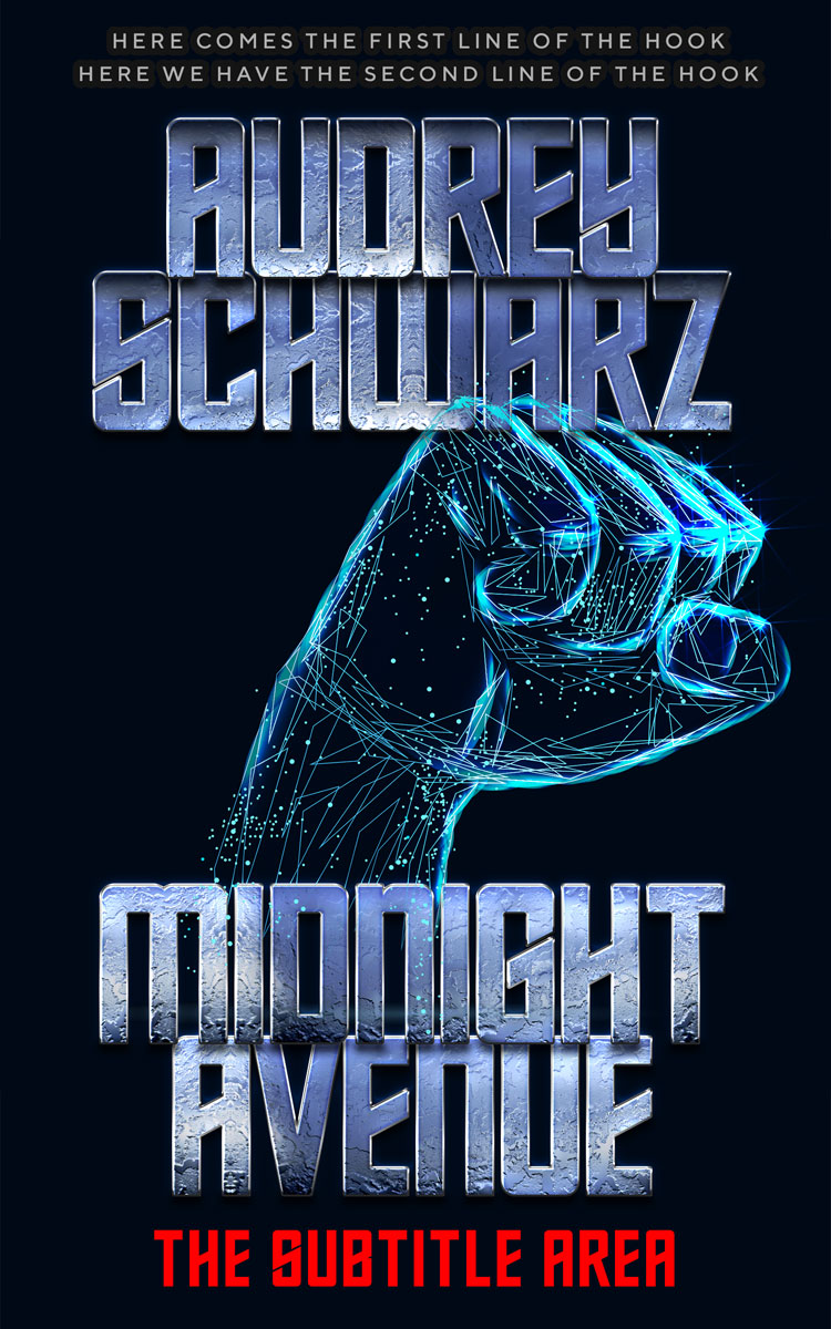 2D view of Premade Action & Adventure Book Cover - Chatelle