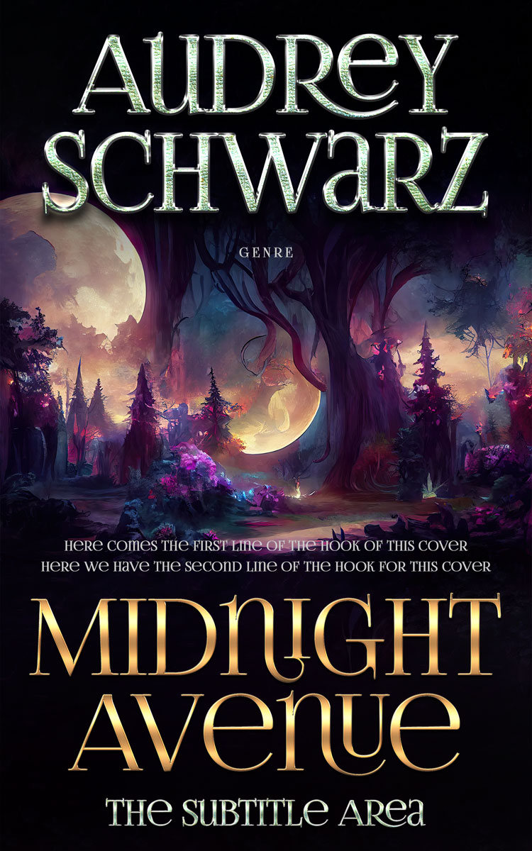 2D view of Premade Fantasy Book Cover - Rodeo Dust