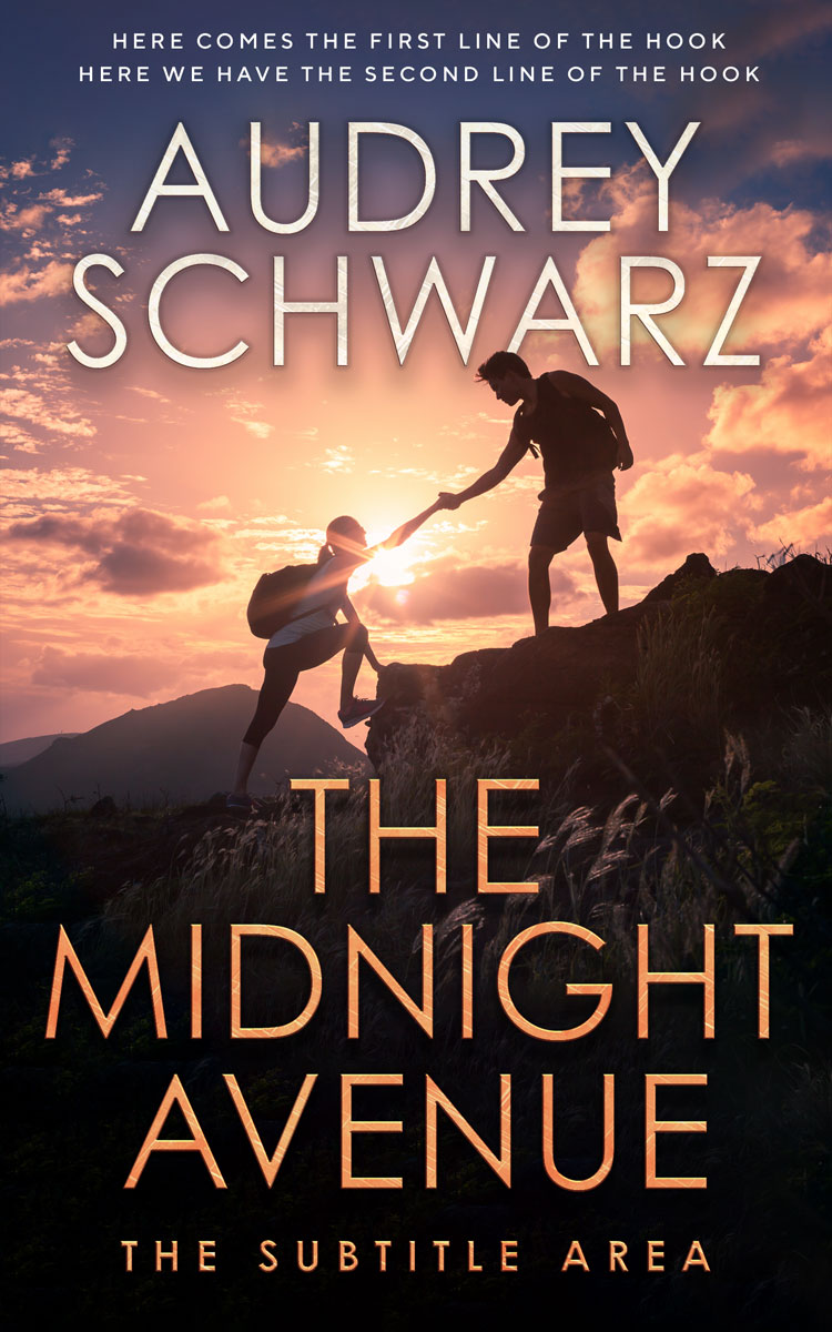 2D view of Premade Action & Adventure Book Cover - Tonys Pink