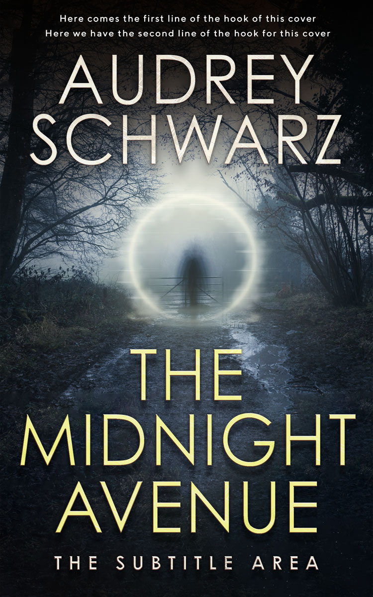 2D view of Premade Horror Book Cover - Shark