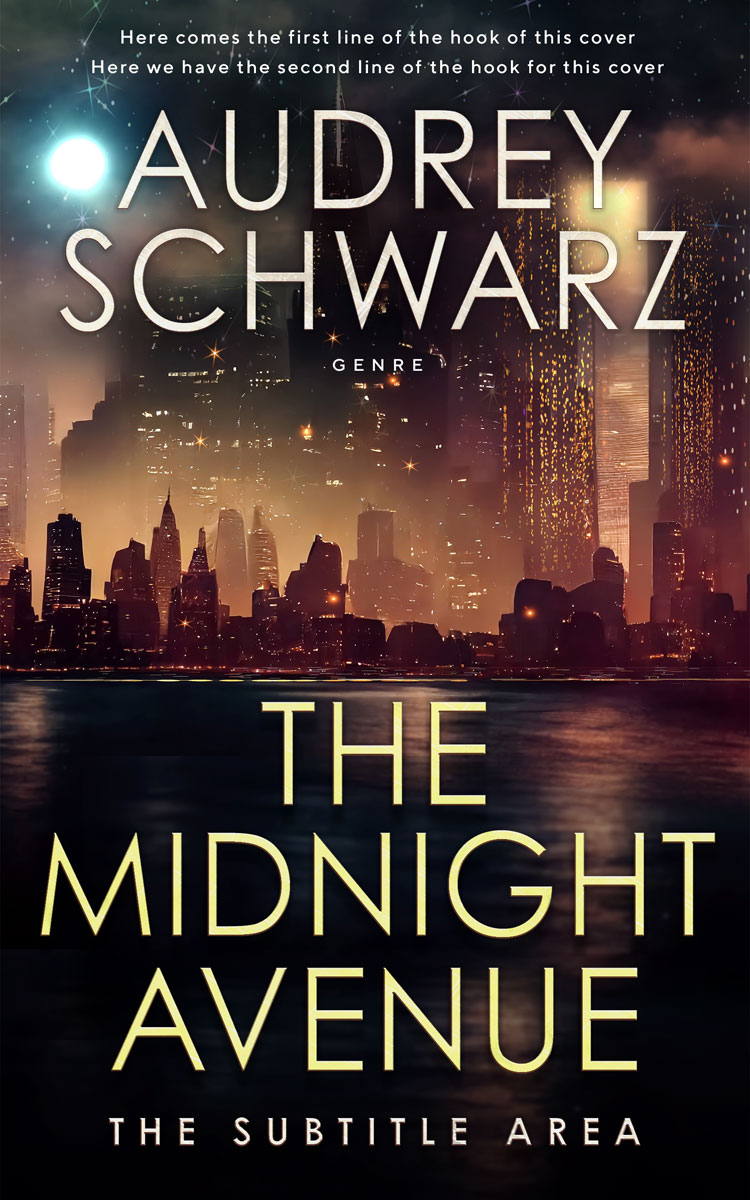 2D view of Premade Mystery & Thriller & Suspense Book Cover - Thunder