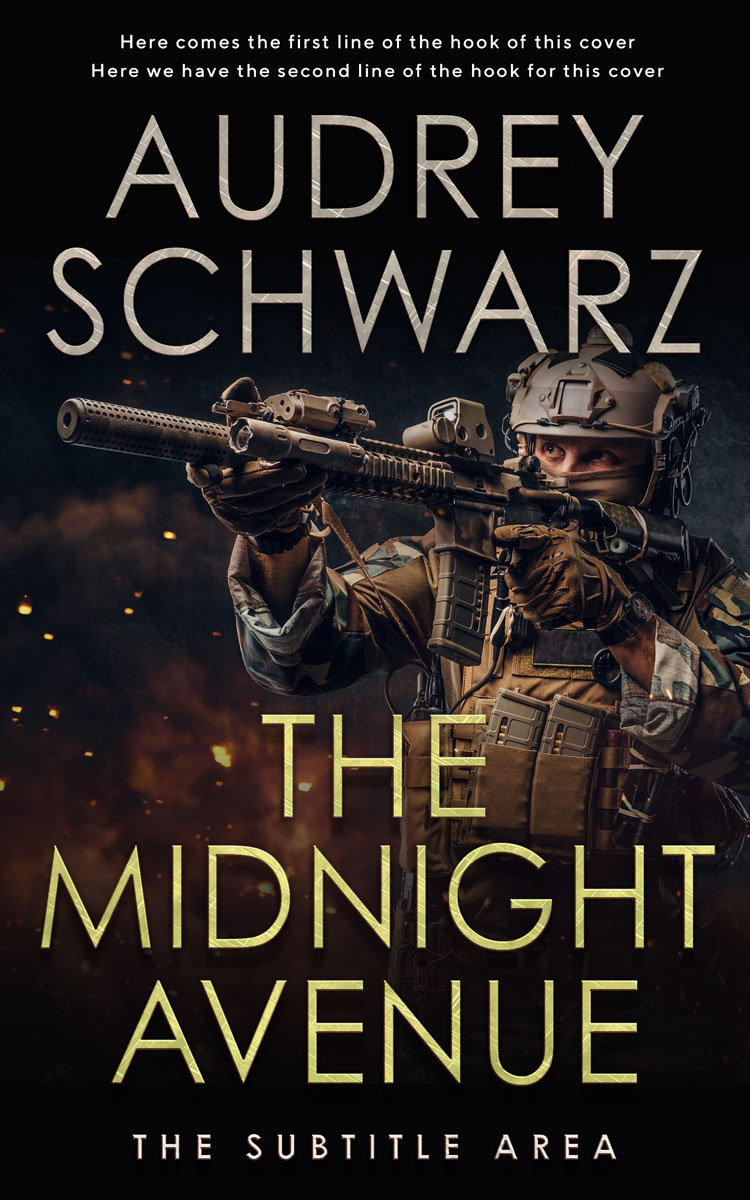 2D view of Cod Gray #27763 - Premade Apocalyptica Book Cover