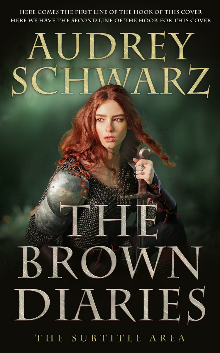 2D view of Premade Historical Book Cover - Log Cabin