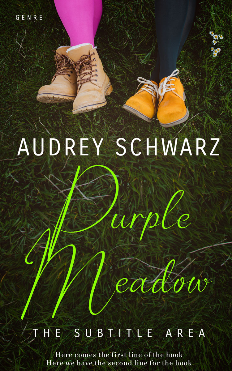 2D view of Premade Teen & Young Adult Book Cover - Black Olive