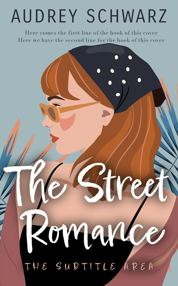 2D view of Premade Teen & Young Adult Book Cover - Pewter