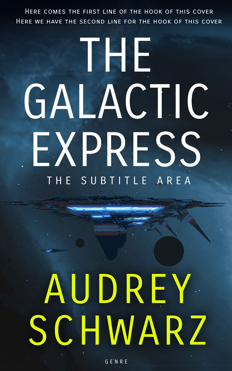 2D view of Premade Science Fiction Book Cover - Gable Green