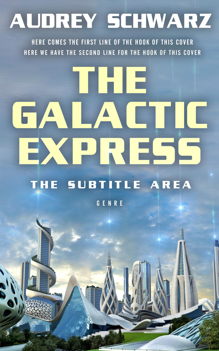 2D view of Premade Science Fiction Book Cover - Bali Hai