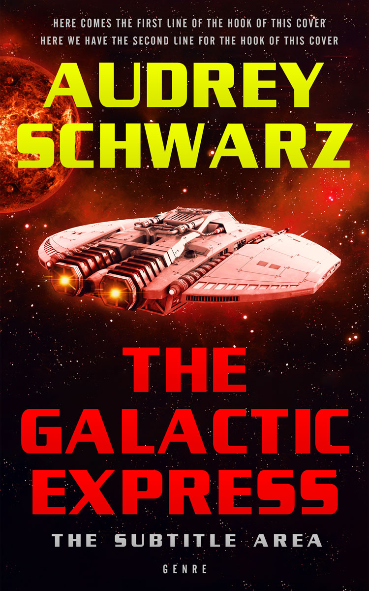 2D view of Premade Science Fiction Book Cover - Crowshead