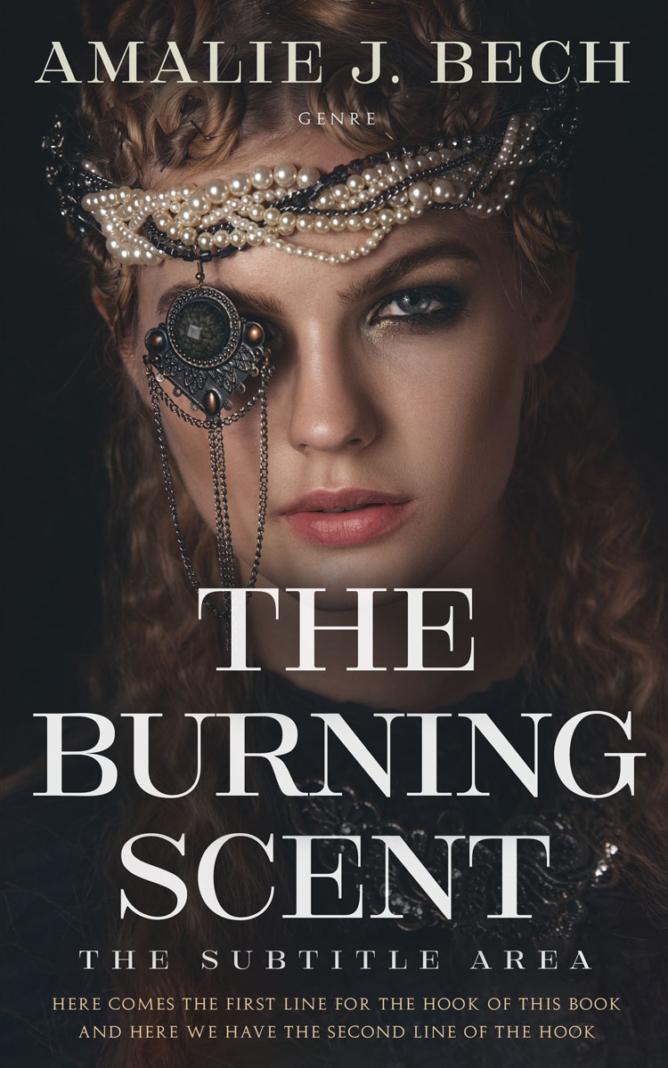 2D view of Premade Fantasy Book Cover - Thunder