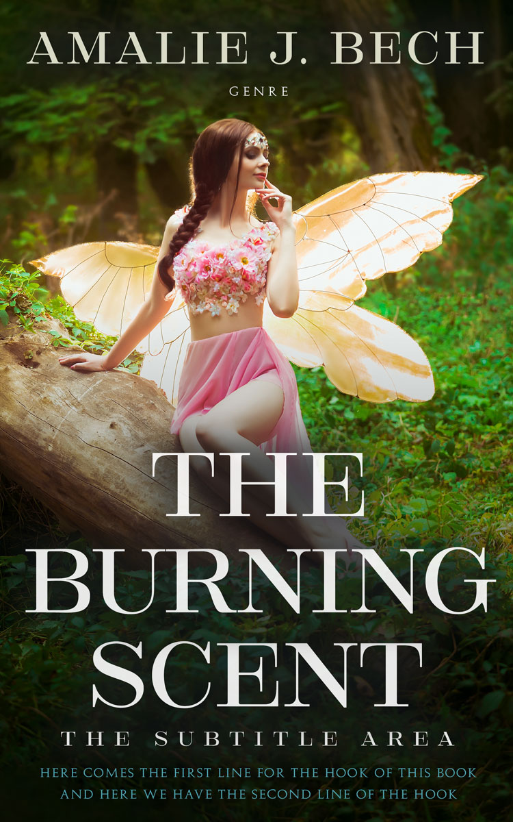 2D view of Premade Fantasy Book Cover - Akaroa