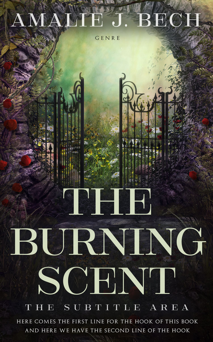 2D view of Premade Fantasy Book Cover - Mine Shaft