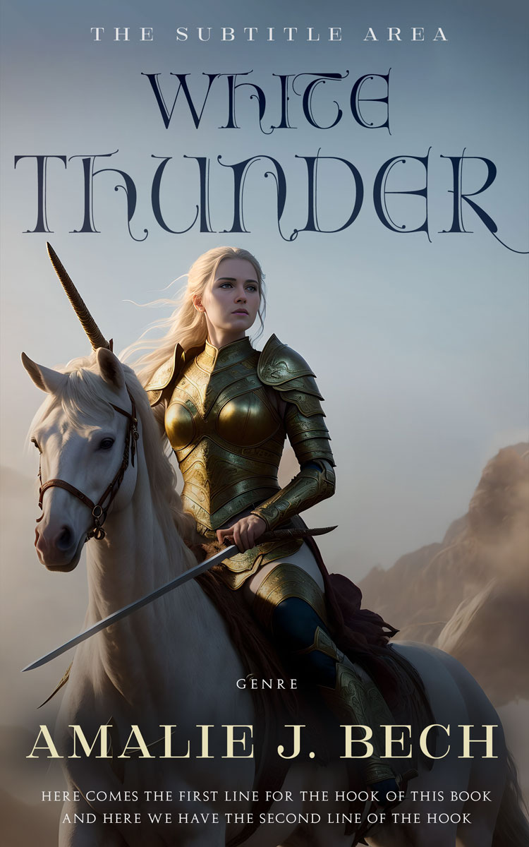 2D view of Premade Teen & Young Adult Book Cover - Abbey