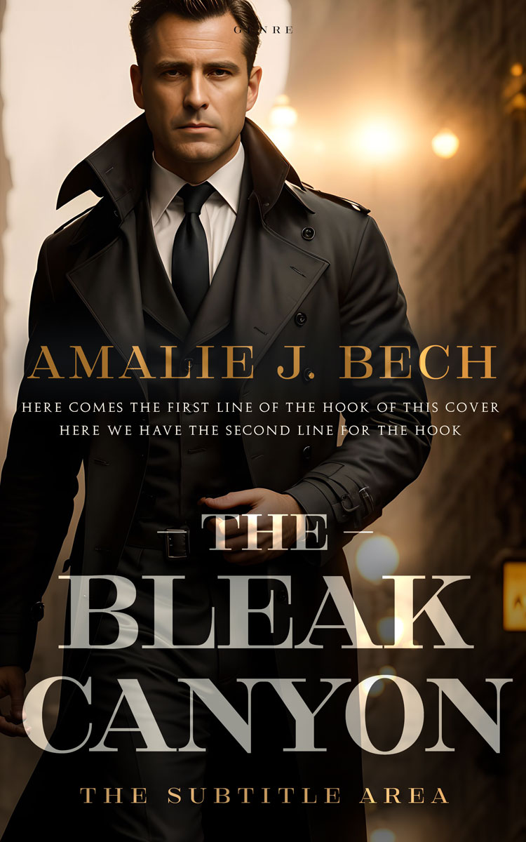 2D view of Premade Mystery & Thriller & Suspense Book Cover - Sorrell Brown