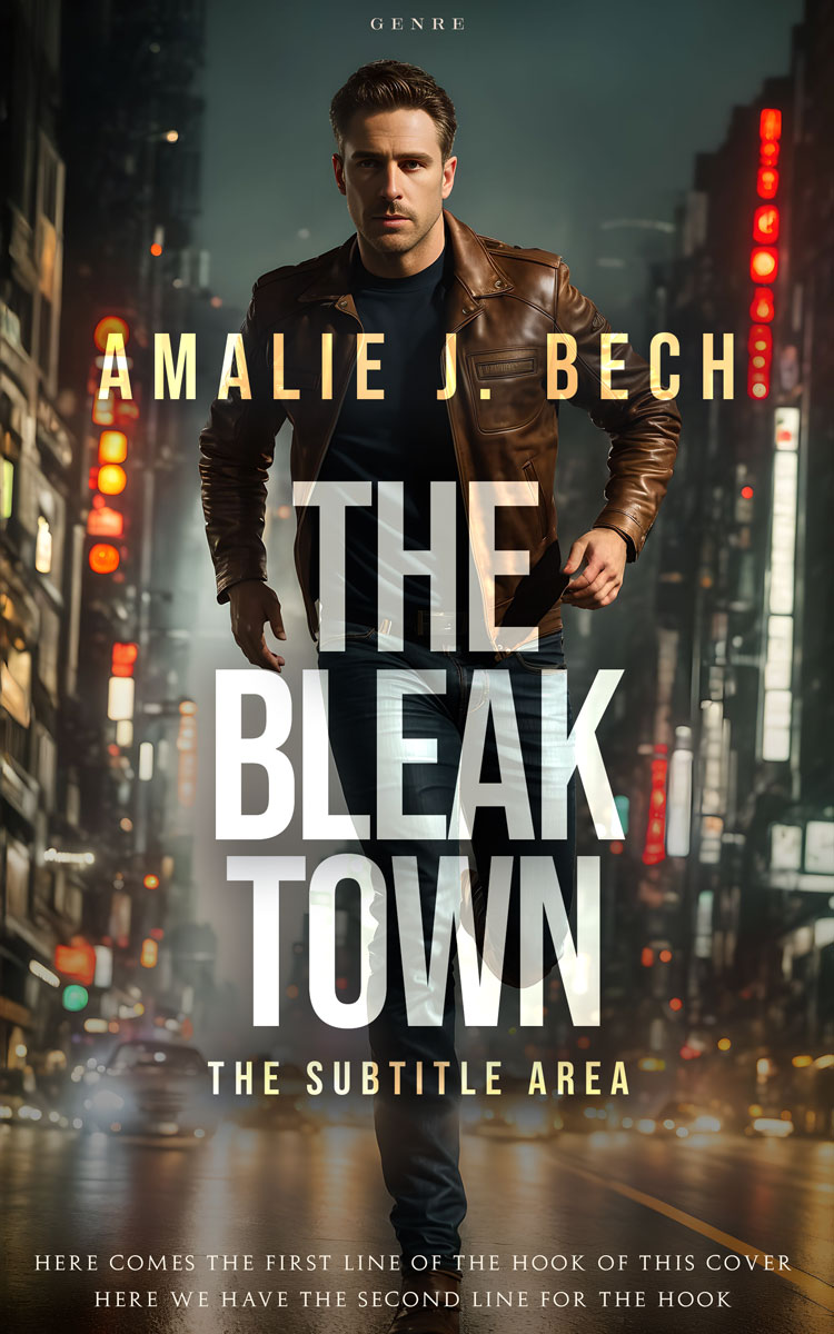 2D view of Premade Mystery & Thriller & Suspense Book Cover - Merlin