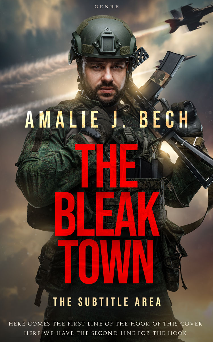 2D view of Premade Mystery & Thriller & Suspense Book Cover - Tuatara