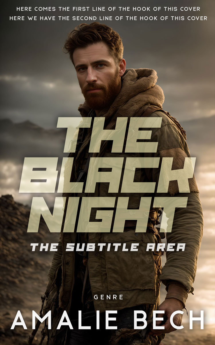 2D view of Premade Apocalyptica Book Cover - Birch