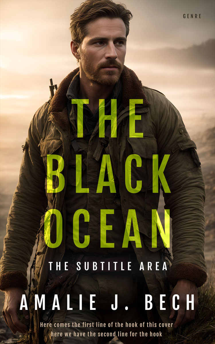 2D view of Premade Apocalyptica Book Cover - Sapling