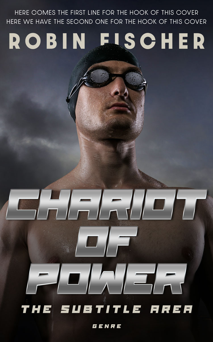 2D view of Premade Health & Dieting & Fitness Book Cover - Thunder