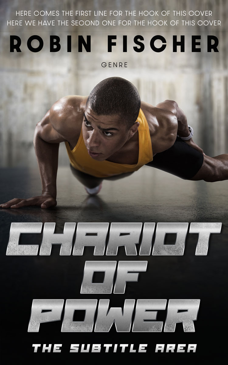 2D view of Premade Health & Dieting & Fitness Book Cover - Dune