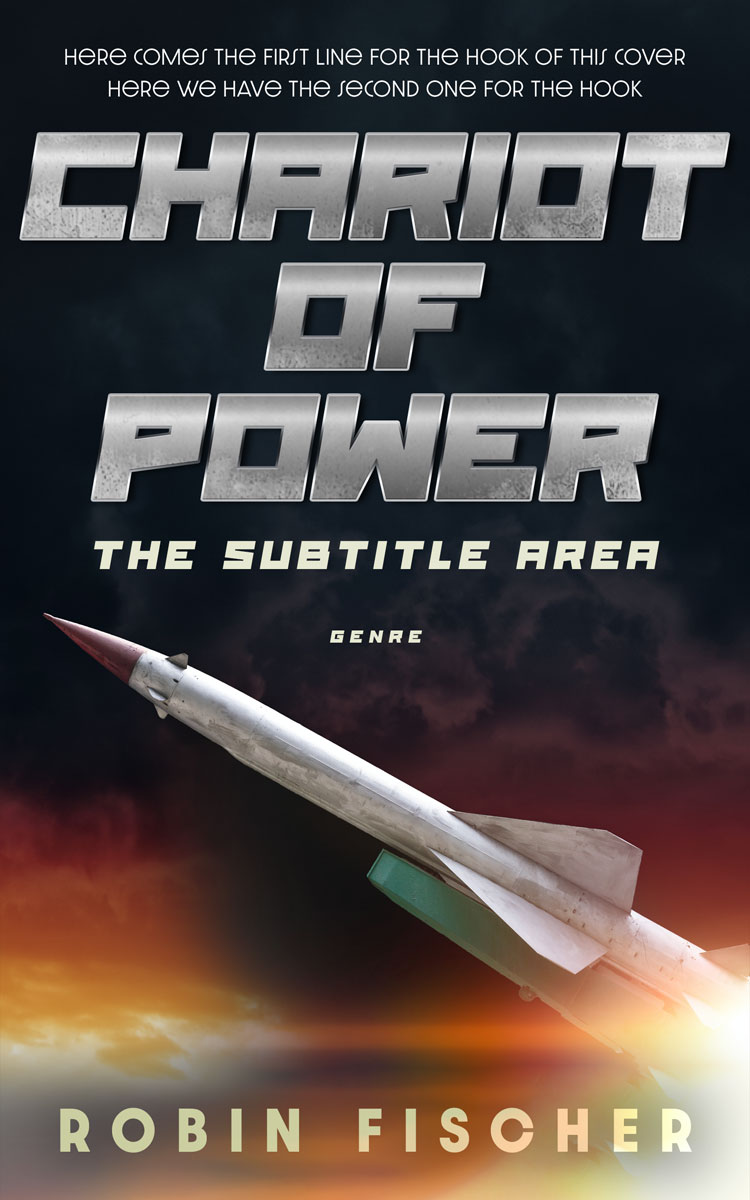 2D view of Premade Apocalyptica Book Cover - Indian Khaki