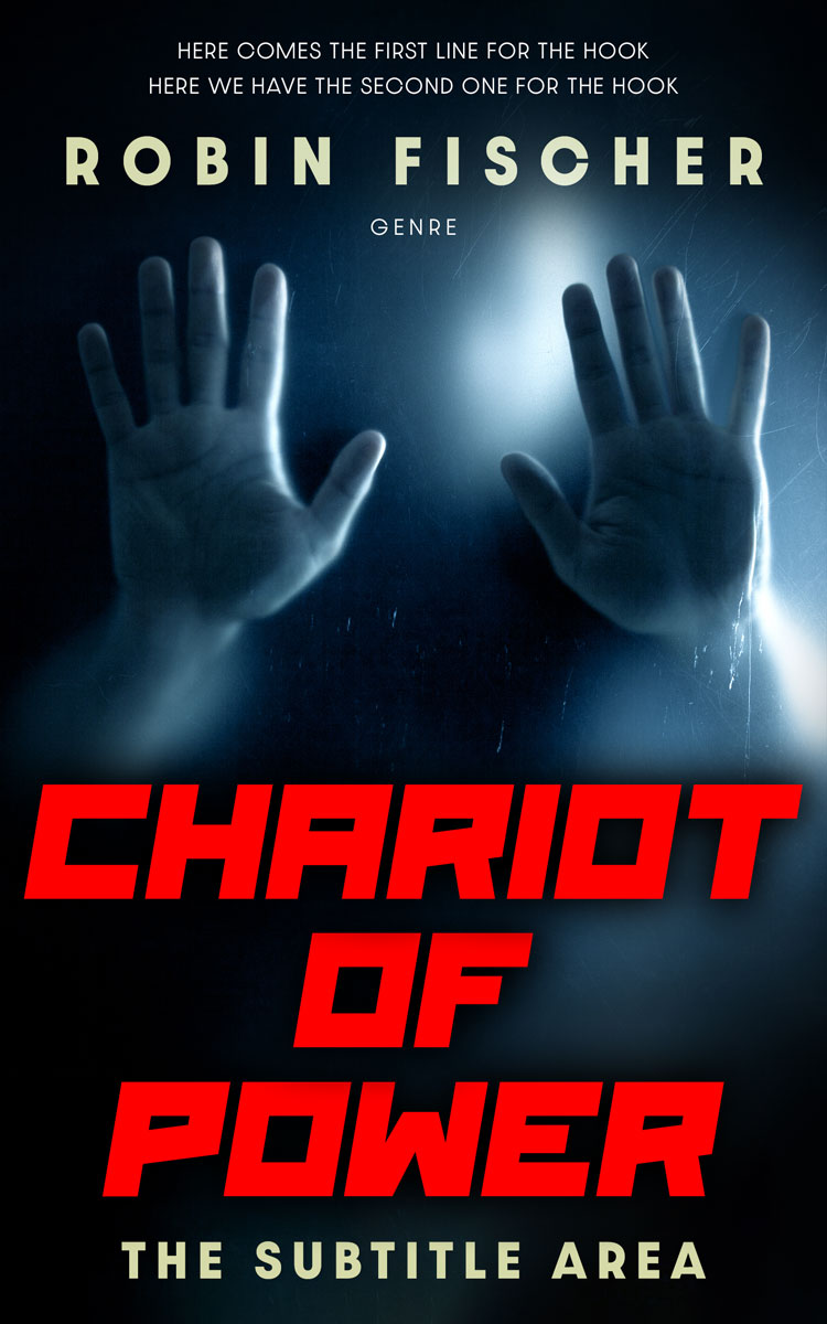 2D view of Premade Mystery & Thriller & Suspense Book Cover - Cinnabar