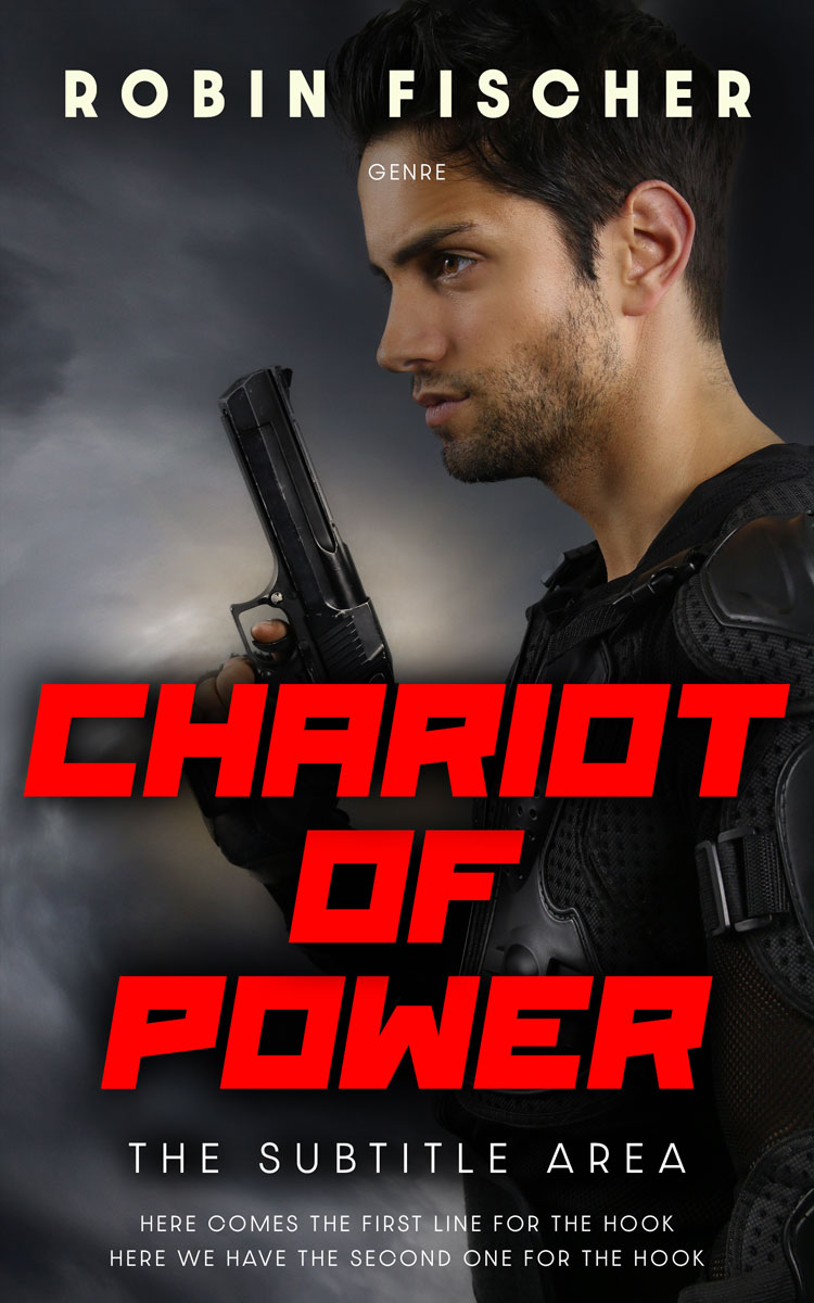 2D view of Premade Mystery & Thriller & Suspense Book Cover - Shark