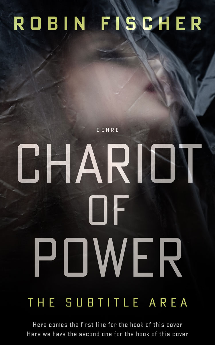 2D view of Premade Horror Book Cover - Thunder