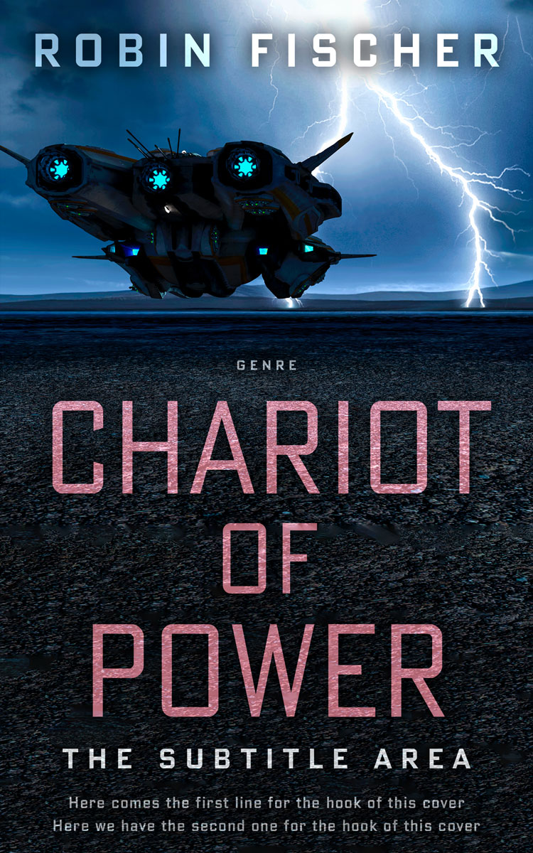 2D view of Premade Science Fiction Book Cover - Vulcan