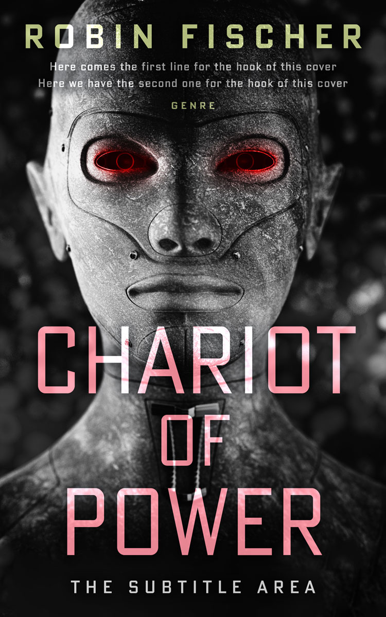 2D view of Premade Horror Book Cover - Cod Gray