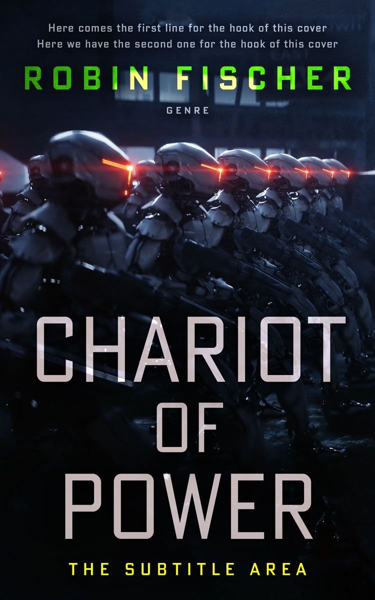 2D view of Premade Science Fiction Book Cover - Vulcan