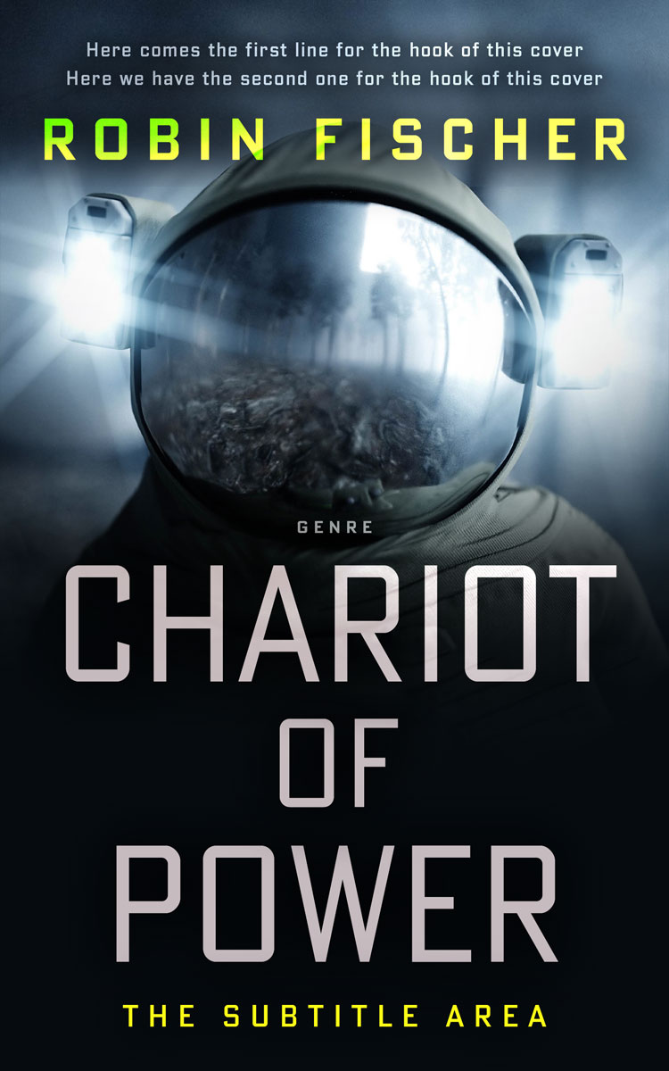 2D view of Premade Science Fiction Book Cover - Pumice