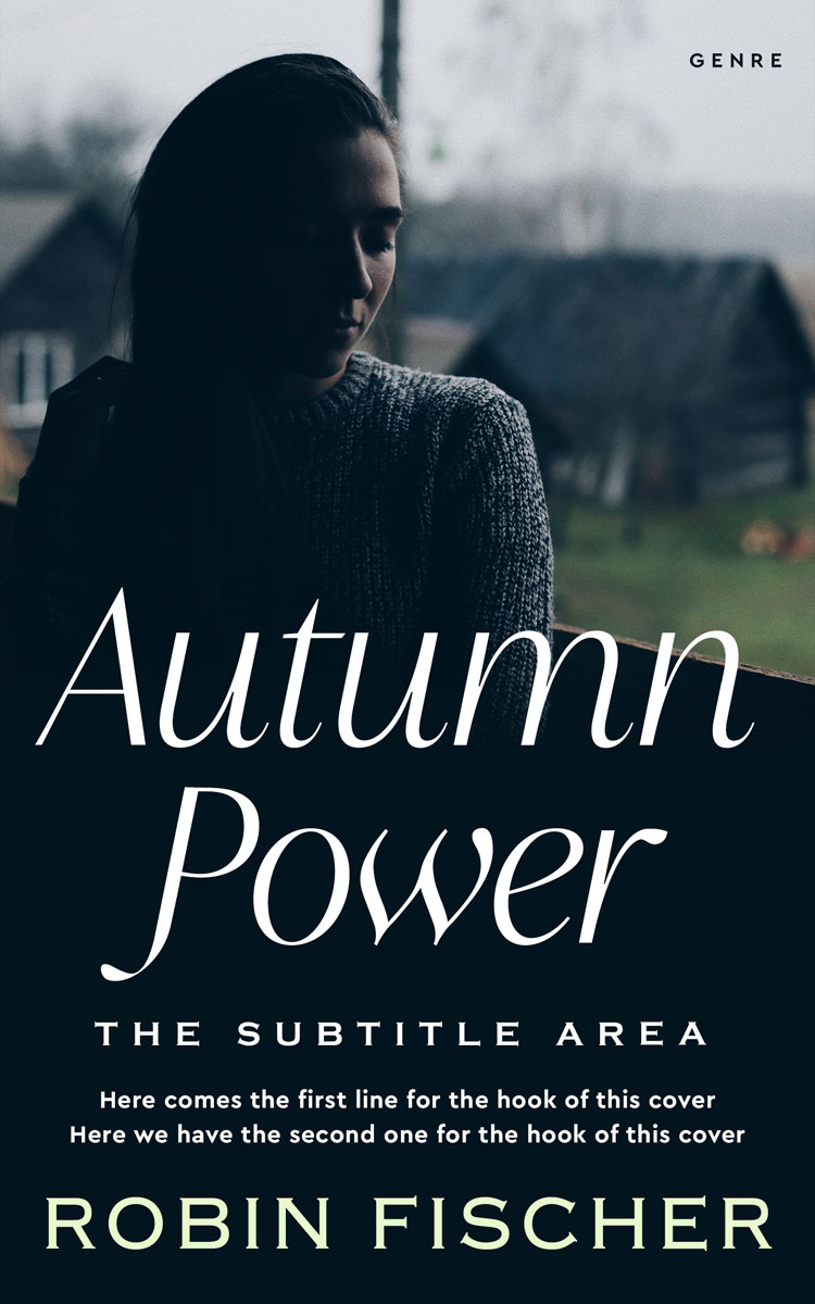 2D view of Premade Romance Book Cover - Silver Sand