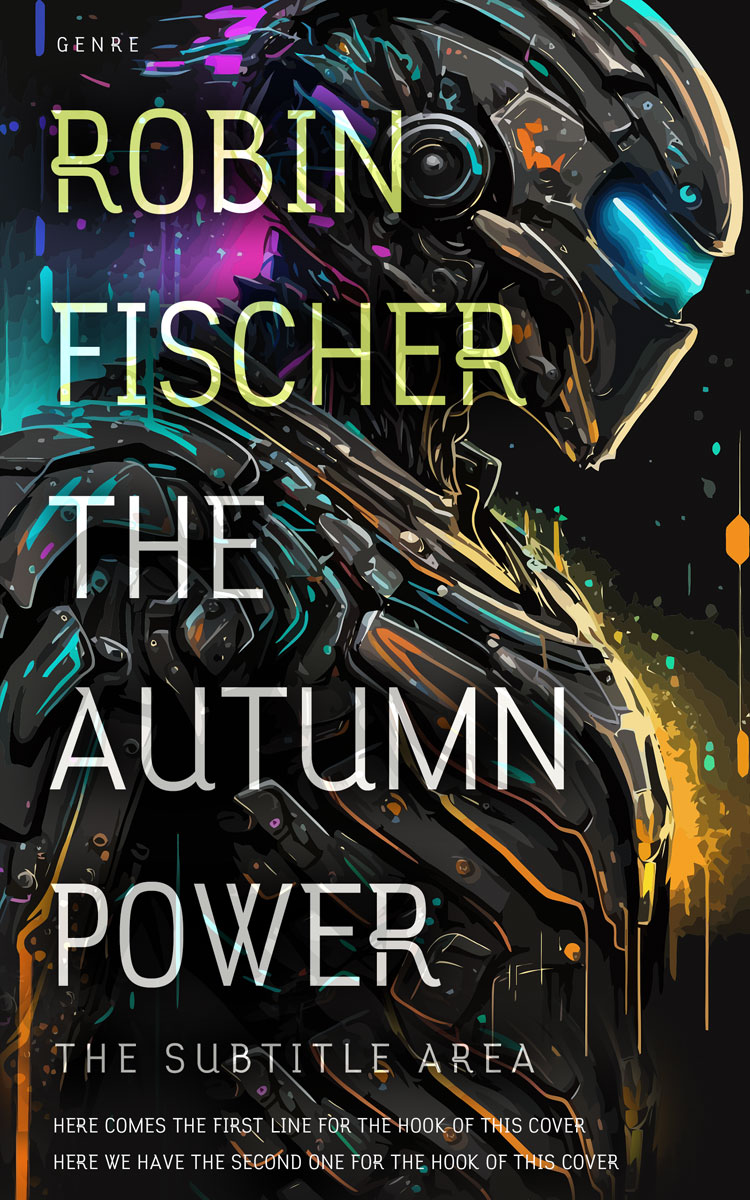 2D view of Premade Science Fiction Book Cover - Woodsmoke