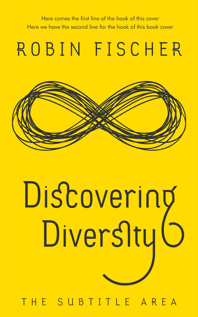 2D view of Premade Self-Improvement & Self-Help Book Cover - School Bus Yellow