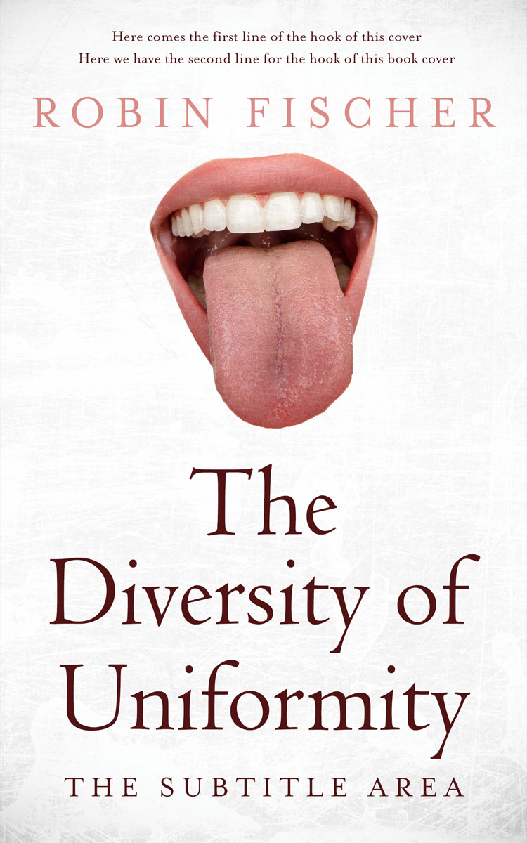 2D view of Premade Self-Improvement & Self-Help Book Cover - Hint Of Red