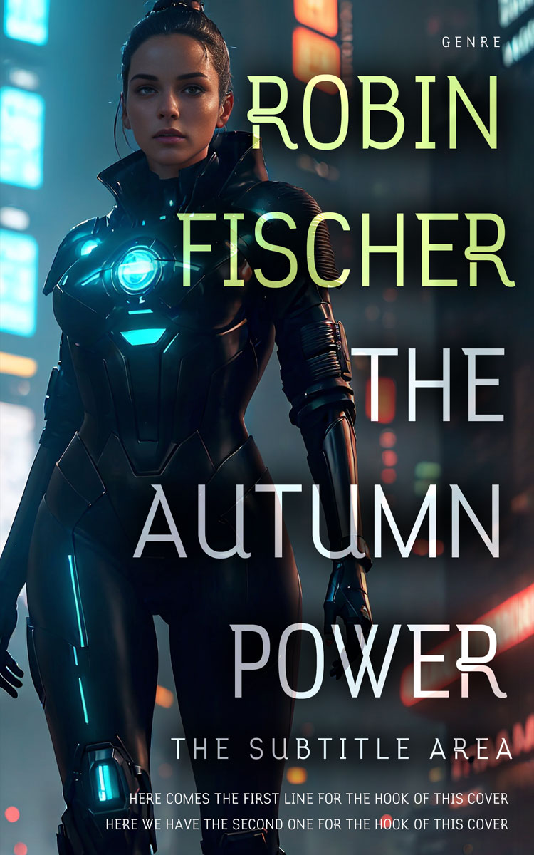 2D view of Premade Literary Fiction Book Cover - Mirage